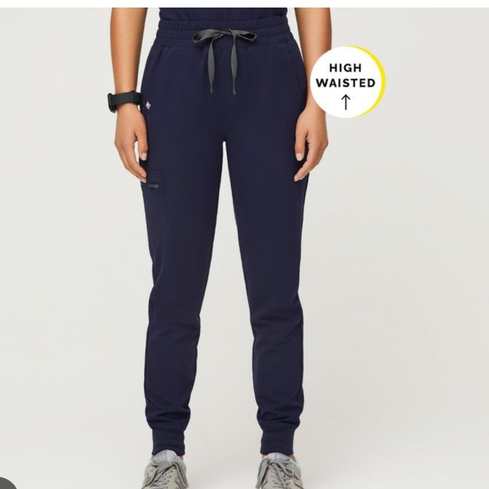 FIGS. High Waisted Livingston in Navy. Size L
